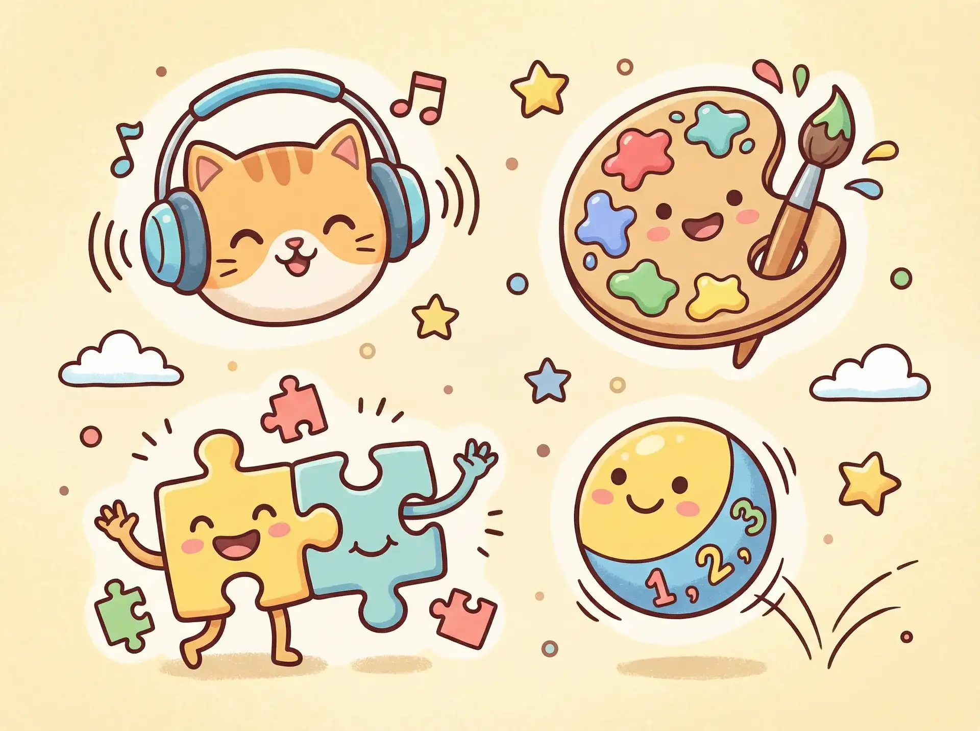 小朋友的手工作品 - 妈妈的职业完整视频 益智创作